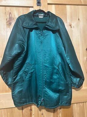 Linda Lundström Vintage Green Fleece-Lined Parka